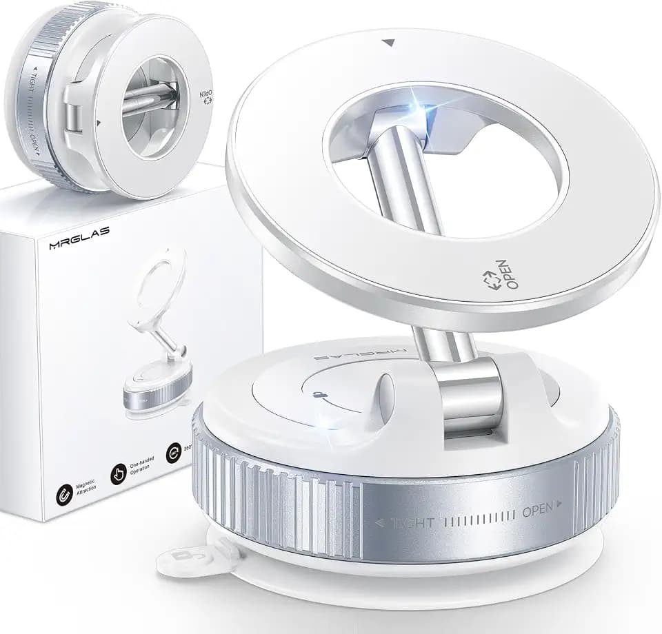 MRGLAS 2026 Upgraded for MagSafe Vacuum Car Phone Mount