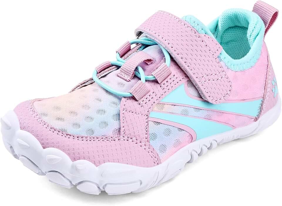 WateLves Water Shoes for Toddler Little Big Kid Wide Barefoot Aqua Athletic Sneakers Girls Boys Hiking Beach Swim Fast Dry Shoes