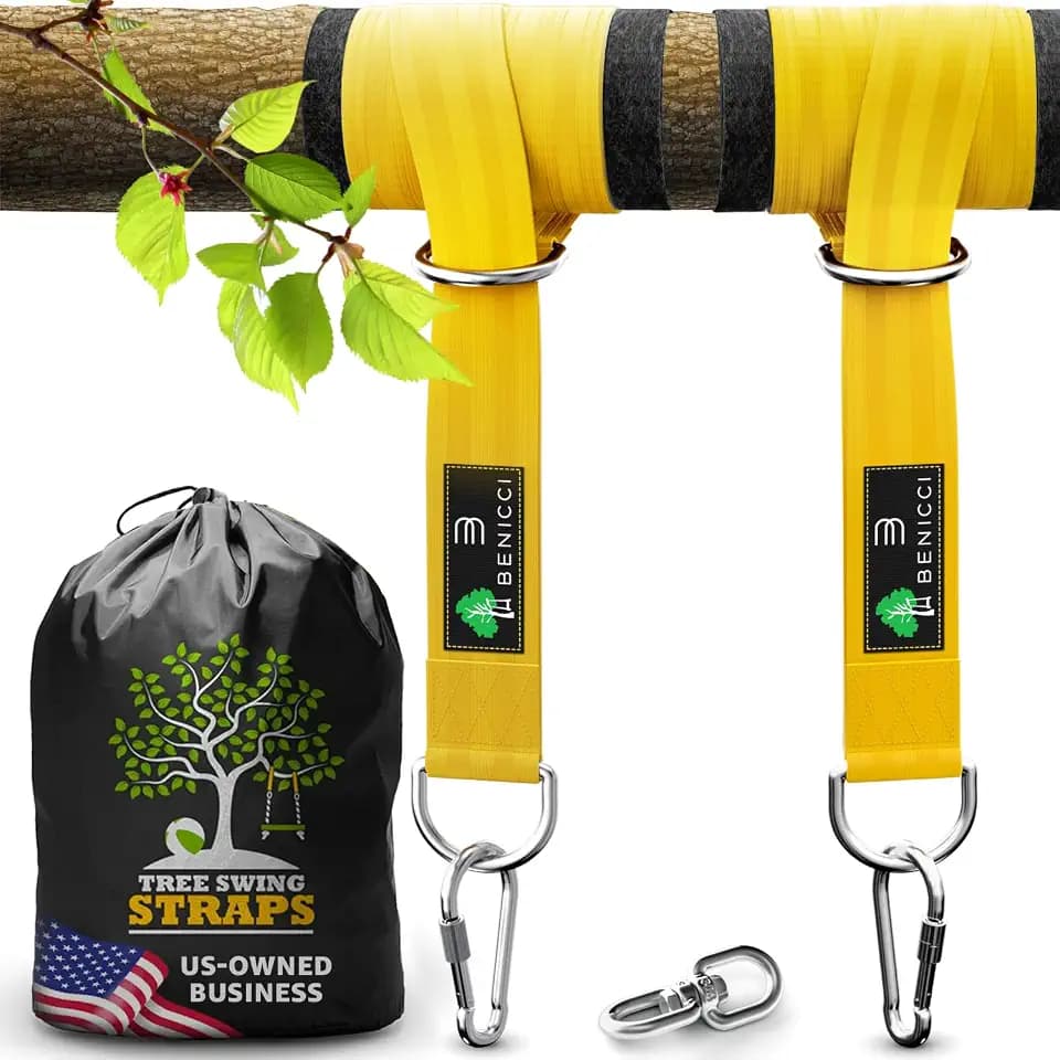 Tree Swing Straps for Tree Branch, Set of 2, 20 ft Heavy Duty Hanging Kit