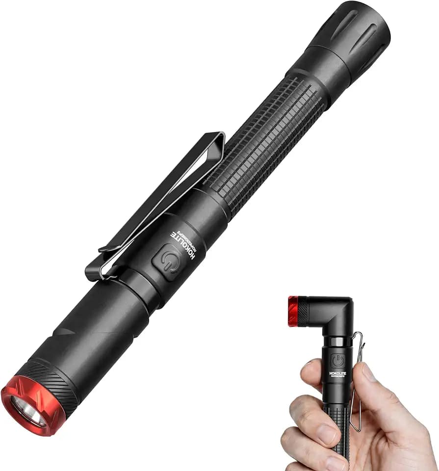 Hopedone P2 Magnetic Rechargeable Pen Light, 800LM Swivel Inspection Light
