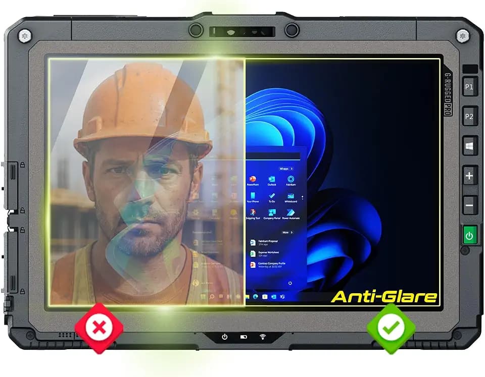 IPG Anti-Glare for Getac UX10 Rugged Tablet Display Matte Finish Screen Protector Film, Perfect for Outdoor Use for GtcUx10.AG