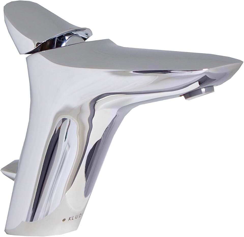 Kludi Waschtisch-Einhebelmischer Amba mit Garnitur, S-Pointer-Str geschlossenem Hebel, verchromt, 530230575