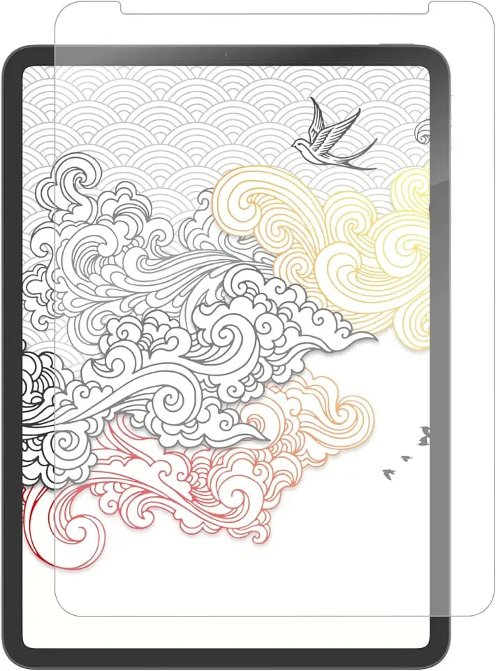 ZAGG InvisibleShield GlassFusion+ Canvas Screen Protector - Made for Apple iPad (10th Gen) 10.9" - simulates writing or drawing on paper