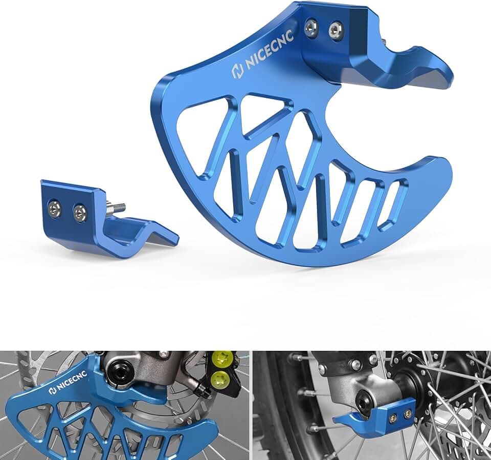 NICECNC Front Brake Caliper Disc Cover Protector, Blue