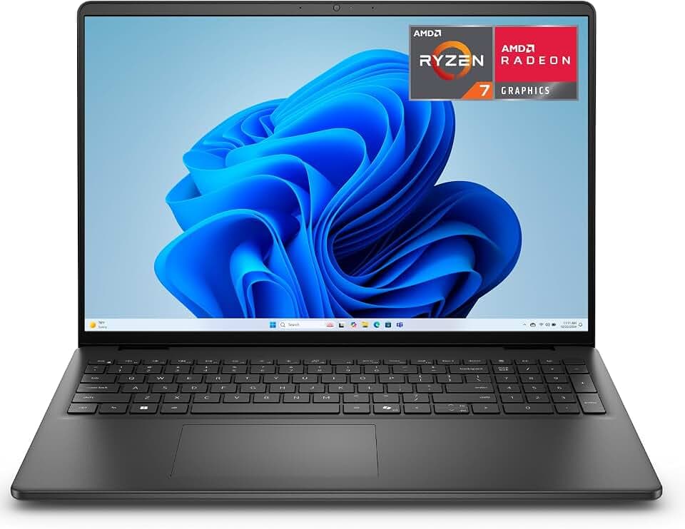 Dell 16 Laptop - AMD Ryzen 7 250, 16GB RAM, 1TB SSD