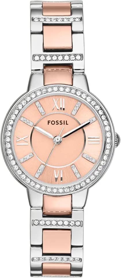 Fossil Women's Watch, Virginia Quartz Stainless Steel Three-Hand Watch for Women