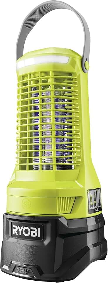 RYOBI 18 V ONE+ Akku-Insektenvernichter RY18BZA-0 (Bis zu 30 m² Wirkungsbereich, Timer-Einstellung für 2-, 4-, und 6 Stunden, ohne Akku und Ladegerät