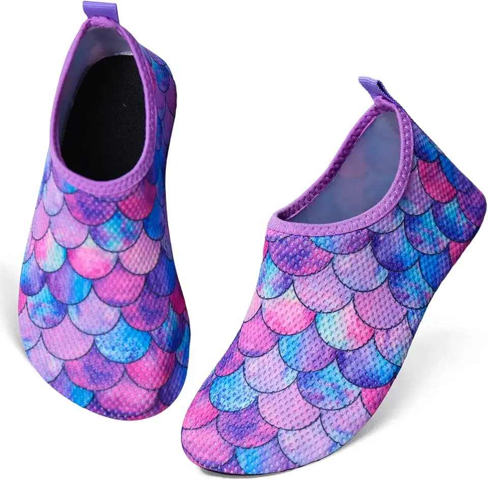 Badeschuhe Kinder Wasserschuhe Kleinkind Aquaschuhe rutschfeste Schwimmschuhe Schnell Trocknend Strandschuhe Surfschuhe Badeschuhe für Kinder Jungen Mädchen