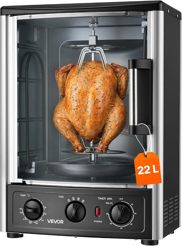 VEVOR Vertikaler Dönergrill 22 L 1500 W Gyrosgrill Kebabgrill Shawarma