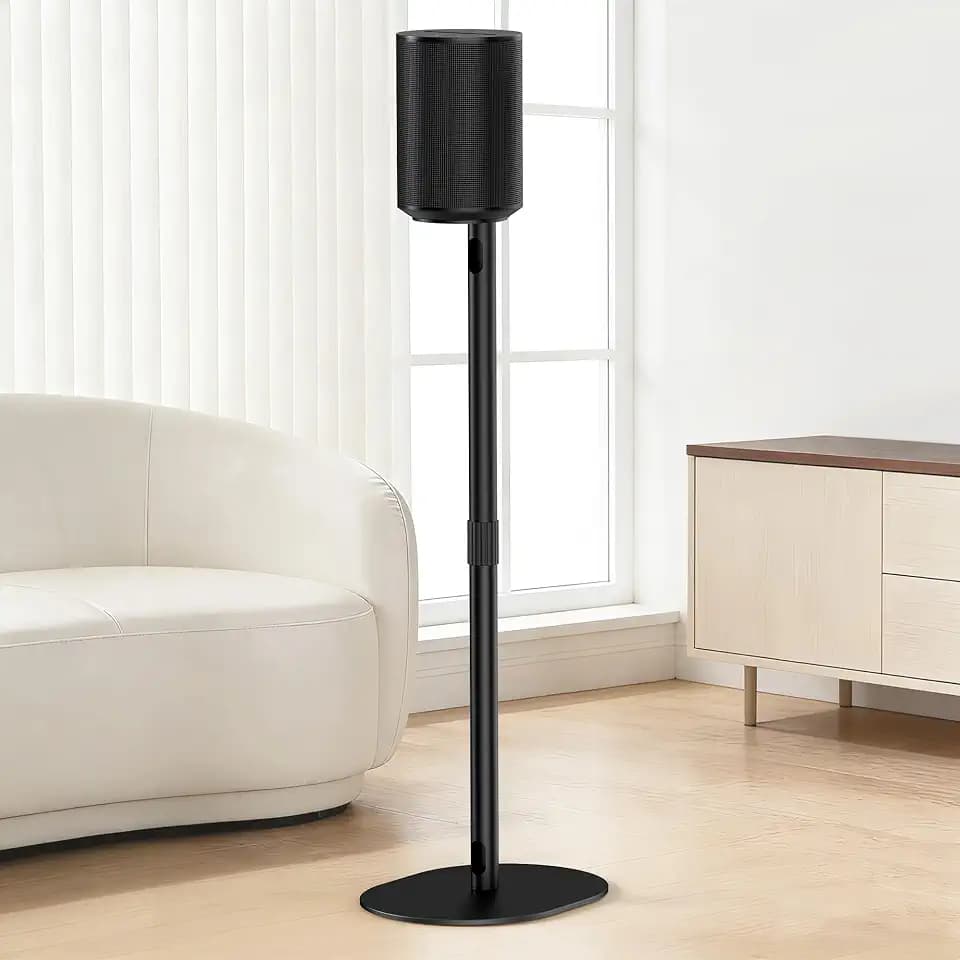 ALTSON Speaker Stand for Sonos Era 100 & Era 300, 26”-43” Height Adjustable Floor Stand, Dual-Mount Base Surround Sound Speaker Mount with Cable Management for Living Room Bedroom Office, 1 Pack
