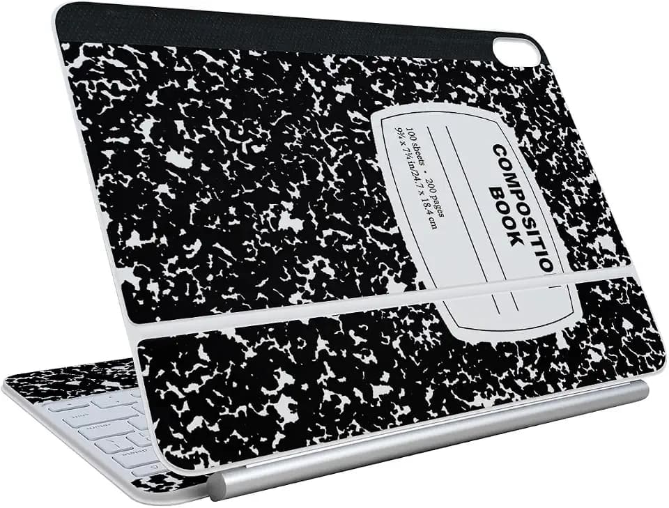 Skin Compatible with Apple Magic Keyboard for iPad Air 11-inch (M3) 2025 - Composition Book - Premium 3M Vinyl Protective Wrap Decal Cover - Easy to Apply | Crafted in The USA by MightySkins