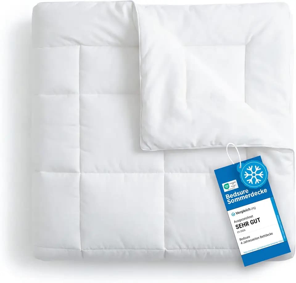 BEDSURE Sommerdecke 240x220 Dünne Sommerbettdecke - Bettdecke für Sommer