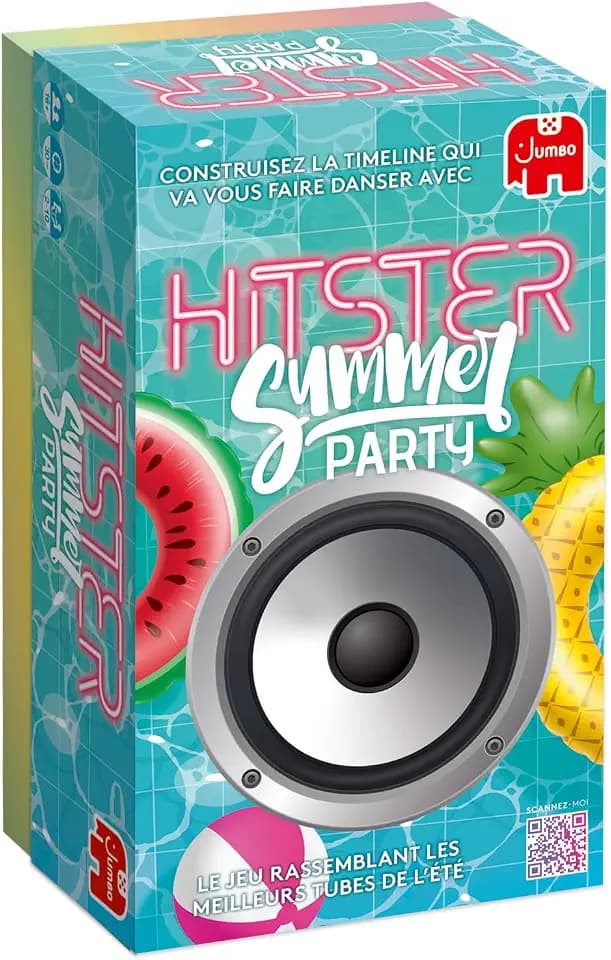 Hitster - Sommerparty - Musik-Brettspiel - 2-10 Spieler - ab 16 Jahren