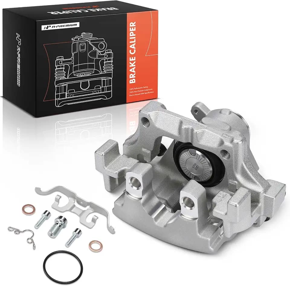 A-Premium Rear Right Passenger Side Disc Brake Caliper with Bracket