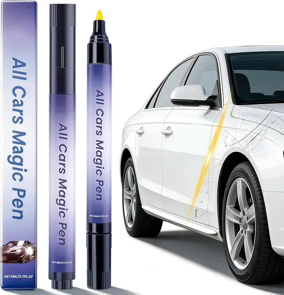 Car Scratch Remover Pen, Magic Car Scratch Removal Pen for All Car Colors, Scratch Repair Pen, Easy DIY Paint Repair Kit, Quick Fix for Wear Swirl Marks And Scuffs, 2PCS
