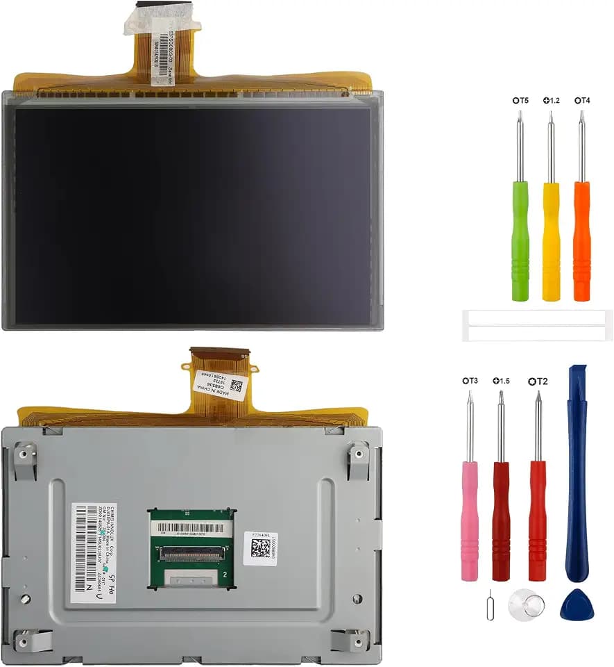 LCD Digital Display Replacement Compatible with Chevy GMC 2014-2018 Silverado Sierra DJ080PA-01A LCD Display Touch Screen Digitizer Assembly with Repair Tools