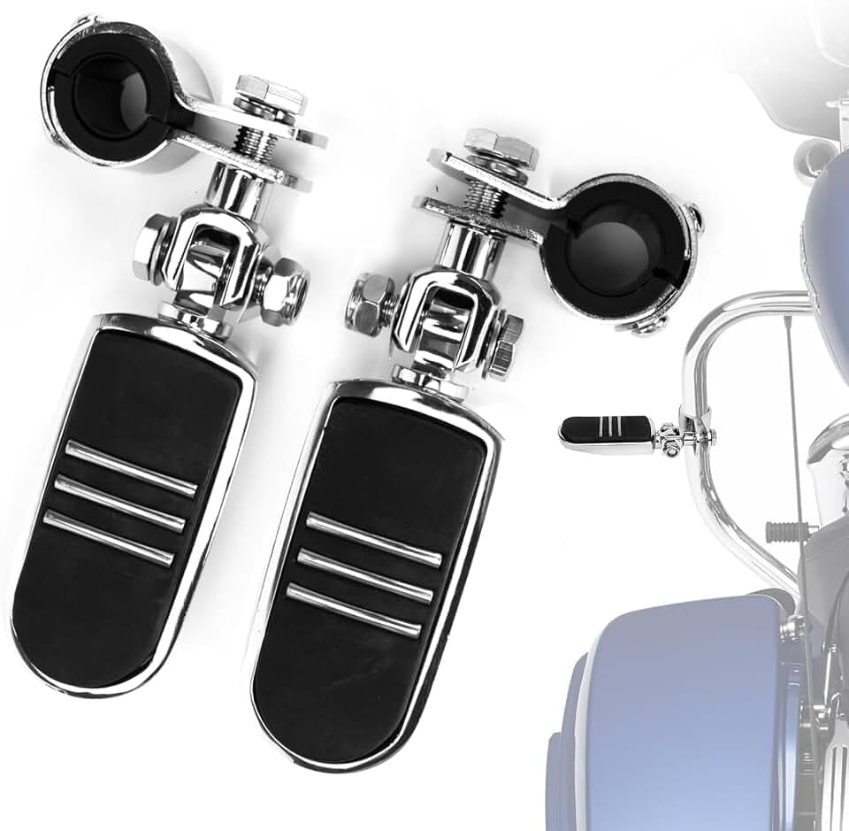 Motorcycle Highway Pegs Universal for Bike with 25mm,32mm,34mm Engine Guard