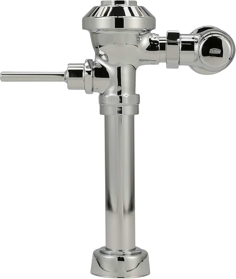 Zurn Z6000-WS1-YB-YC Manual Flush Valve, Z6000 Aquaflush Exposed Closet Flush Valve, Cast Wall Flange, 1.6 GPF, Sweat Solder Kit