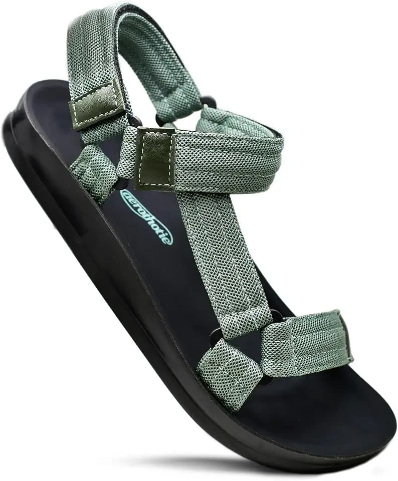 AEROTHOTIC Walking Sandals Women - Arch Support Lightweight Sport Adjustable Sandals With Back Strap – Winter Hiking Beach Water Outdoor Orthopedic Travel Washable Ladies Slides Shoe