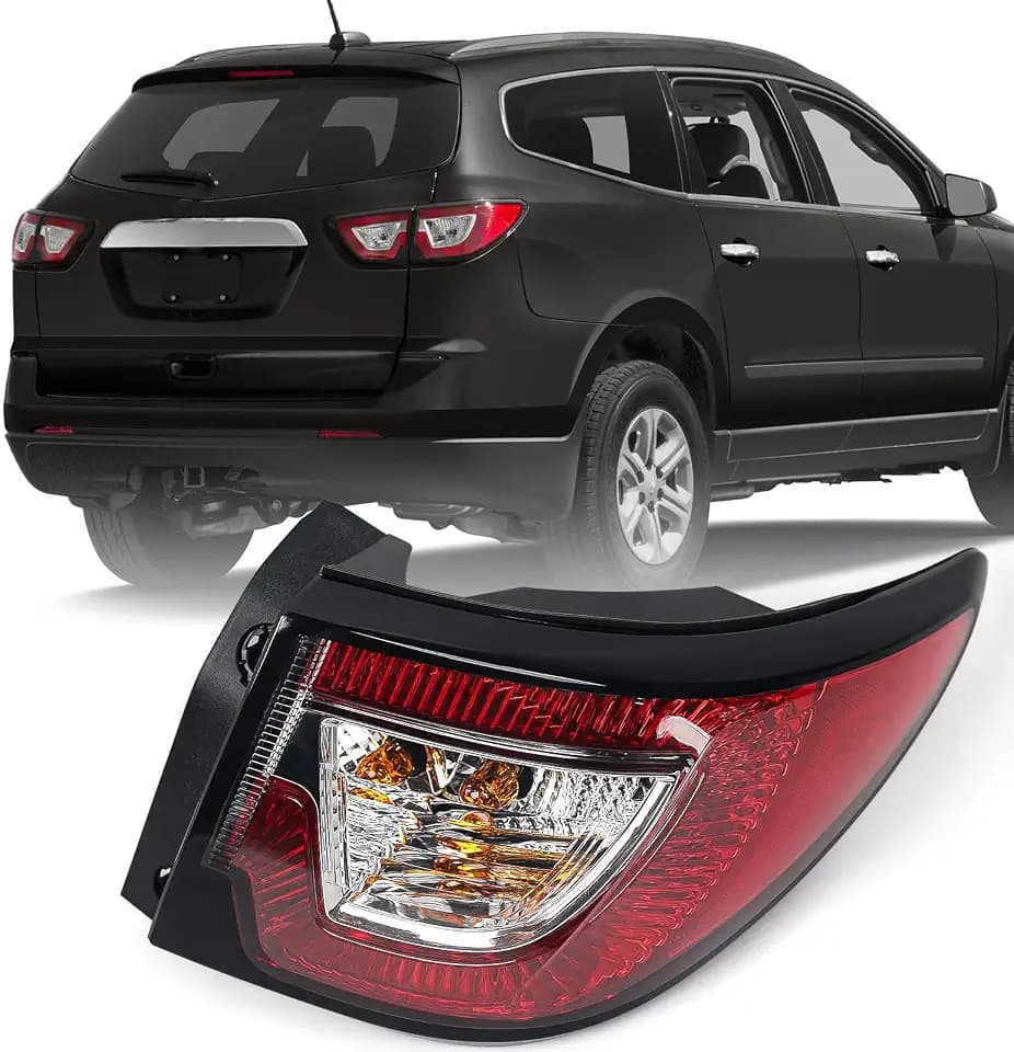 Huray Right Outer Tail Light Fit for Chevy Traverse 2013-2017 RH