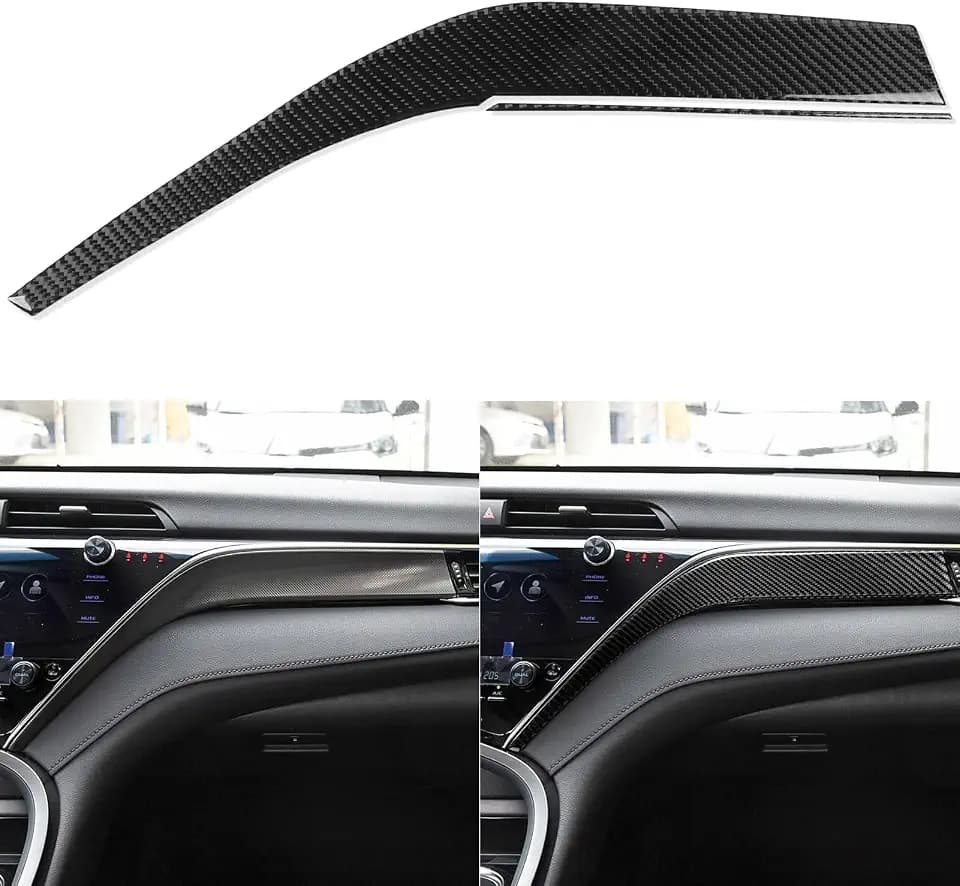 NVCNX Real Carbon Fiber Trim for Toyota Camry Interior Accessories