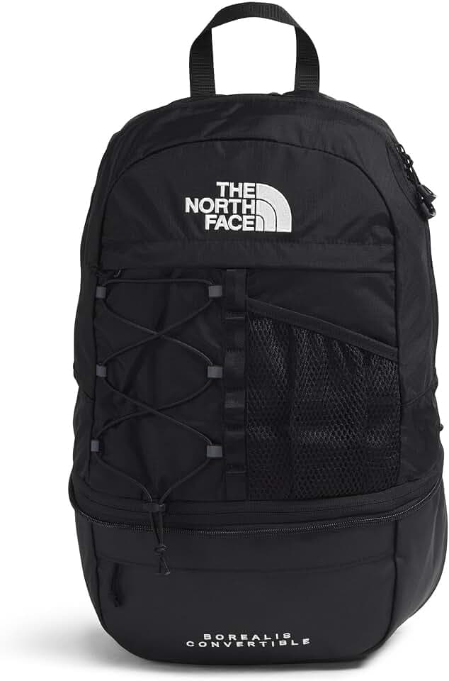 The North Face Borealis Convertible Pack, TNF Black/TNF Black, One Size