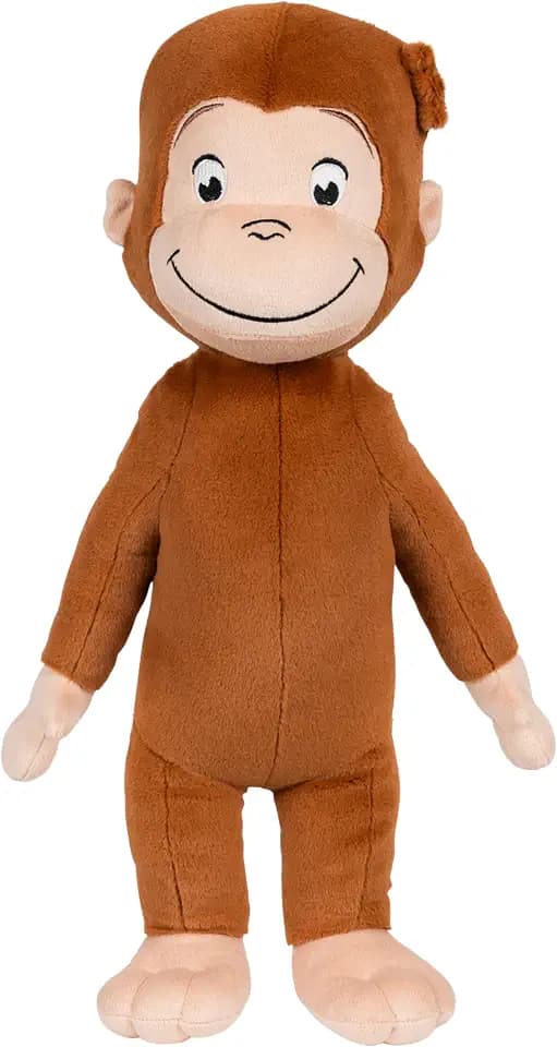 Curious George Kids Bedding Super Soft Plush Cozy Cuddle Pillow, 18", (Officially Licensed Product) by Franco