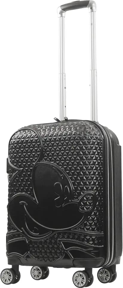 FUL Disney Mickey Mouse 22 Inch Carry On Luggage, Black