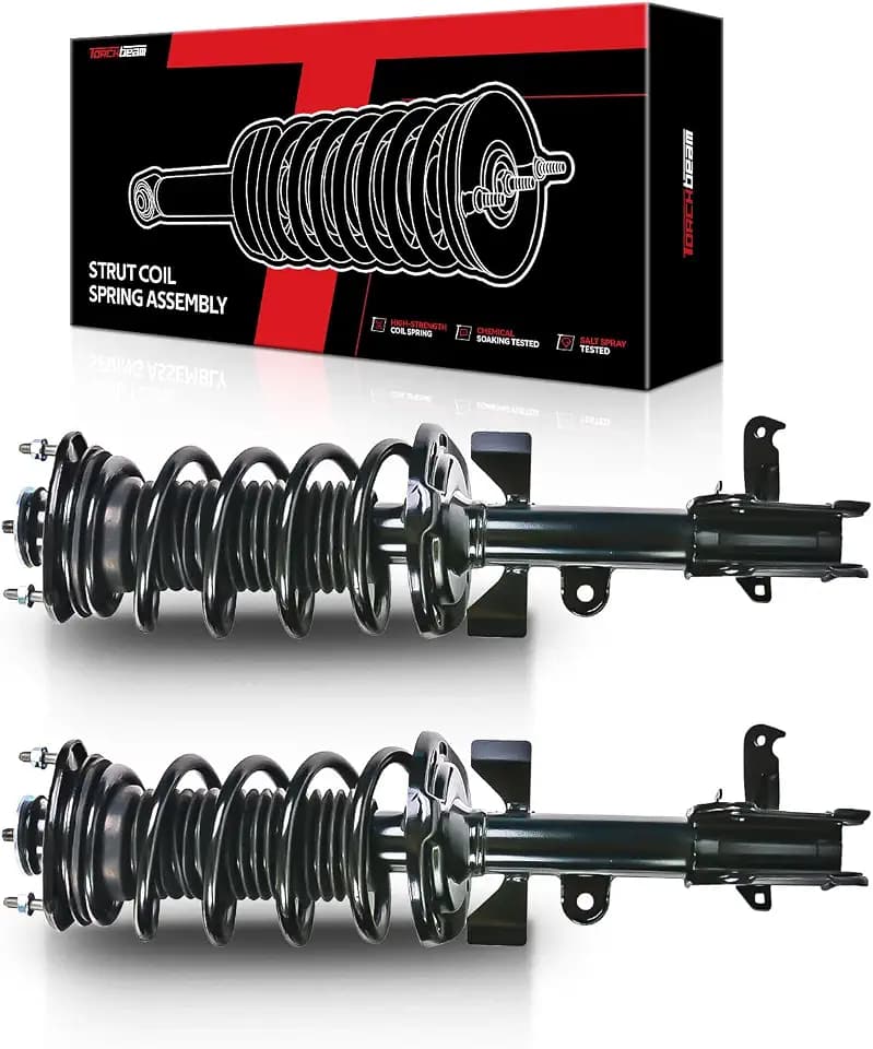 Torchbeam Premium Struts Shock Absorber Assembly for Honda Odyssey 2011-2012, Front Left Right Complete Unit with Spring & Mount, OEM Replacement, Smooth Ride, Easy Bolt-On Installation 172560/172561