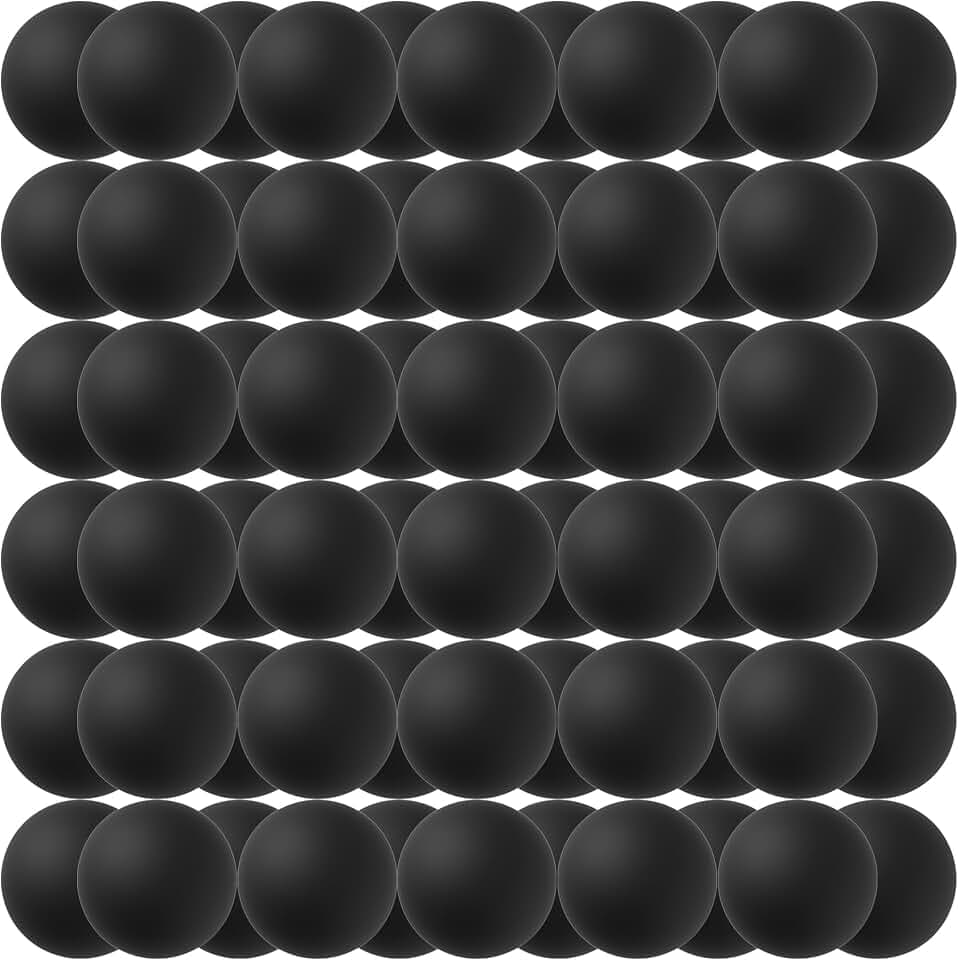 40MM Ping Pong Balls, 50 or 80 Pack Assorted Colored Plastic Balls for Beer Pong, Arts and Craft