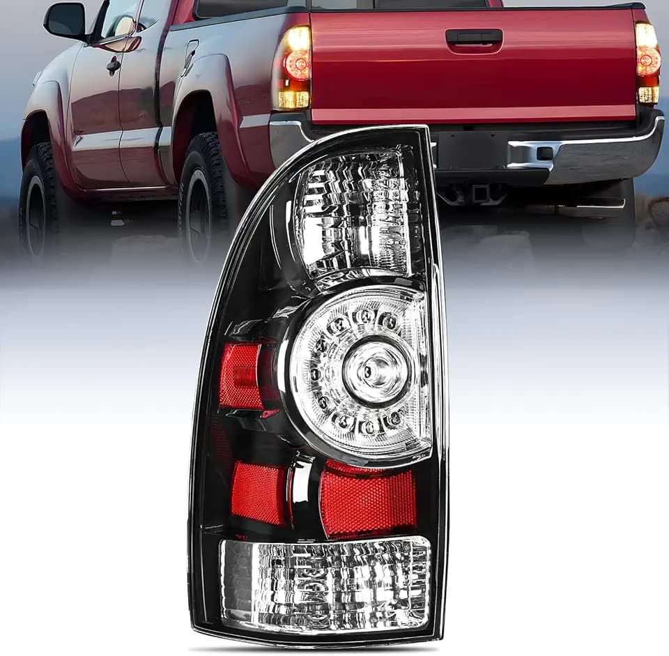 Nilight Taillight Assembly for 2005-2015 Toyota Tacoma Driver Side