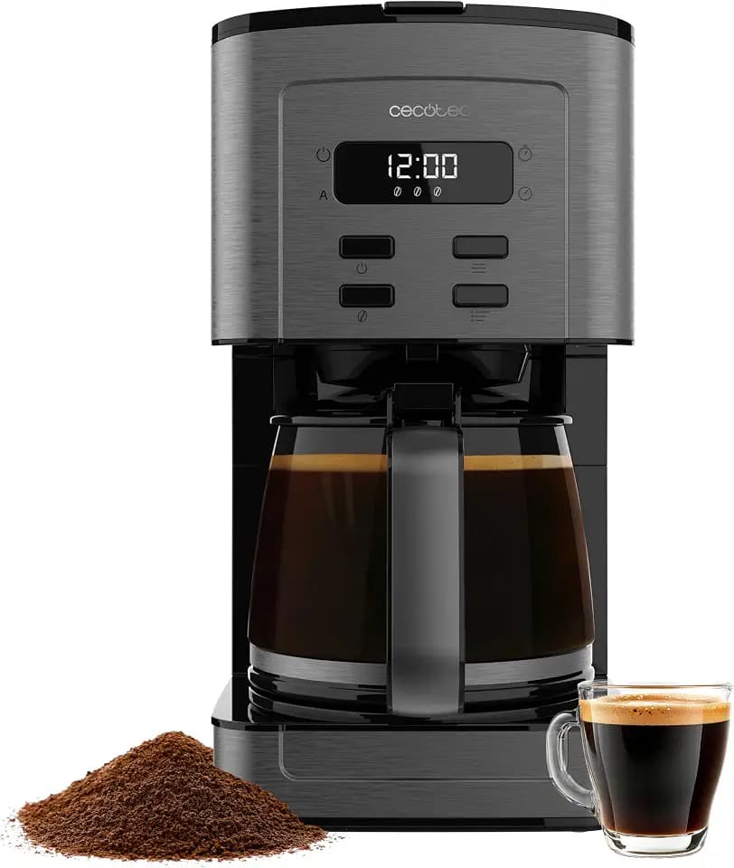 Cecotec Filterkaffeemaschine Coffee 66 Time, 800 W, 1,2L für 10 Tassen