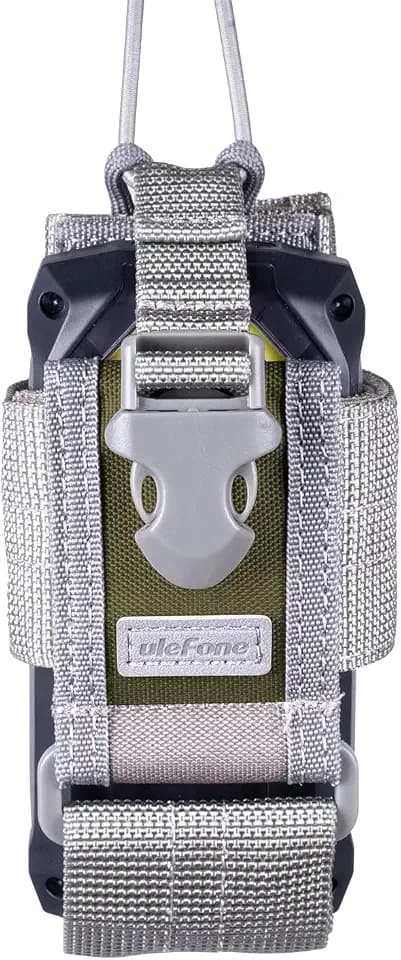 Ulefone Armor Molle Holster, Cover Case, Universal Tactical Phone Pouch with Carabiner, Adjustable Design - for Most Phone/Radio