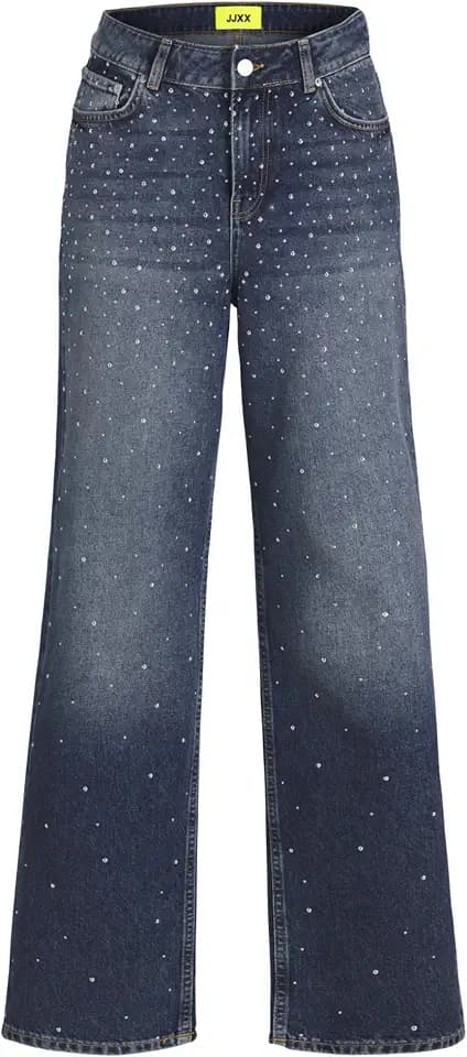 JJXX Damen Jxtokyo Wide Hw Stone Jeans DNM Jeanshose