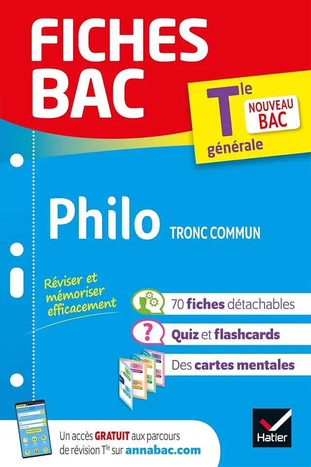 Fiches bac Philosophie Tle - Bac 2024: nouveau programme de Terminale
