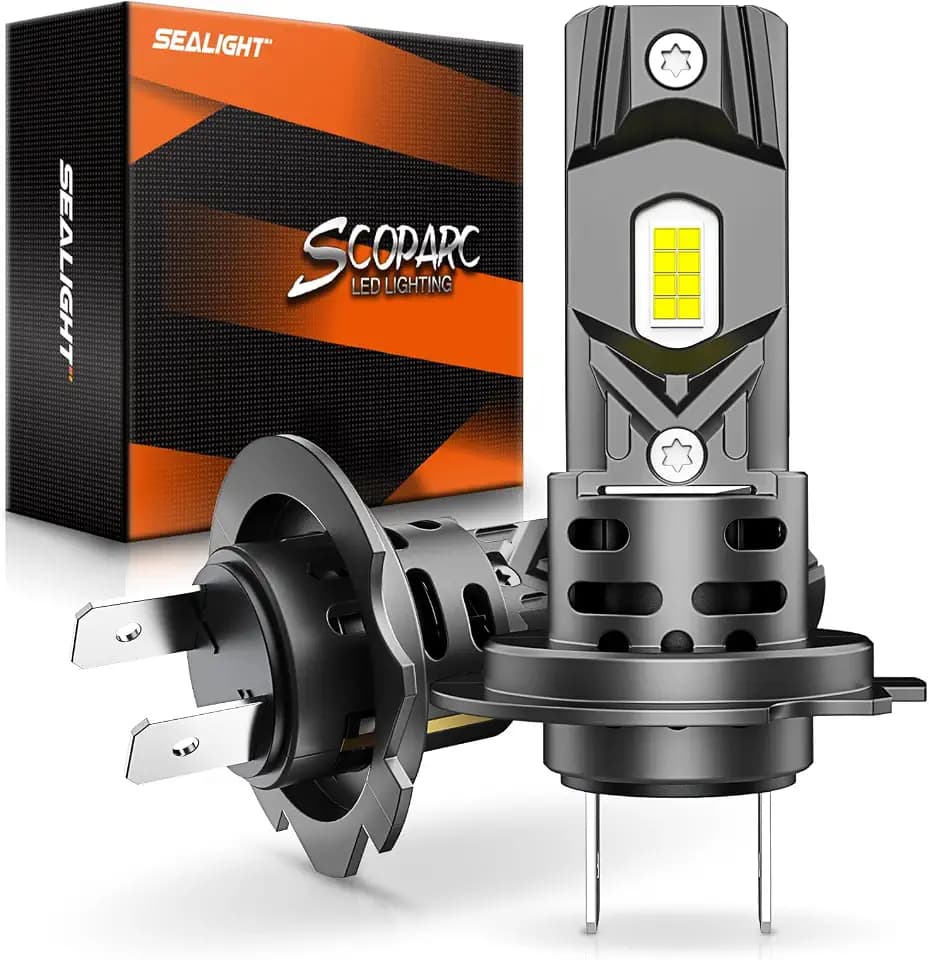 SEALIGHT New H7 Fogs for ATVs & Powersports, 2025 Version Canbus Free, S2 Wireless H7 Lights 10 Years Lifespan Plug and Play, Pack of 2