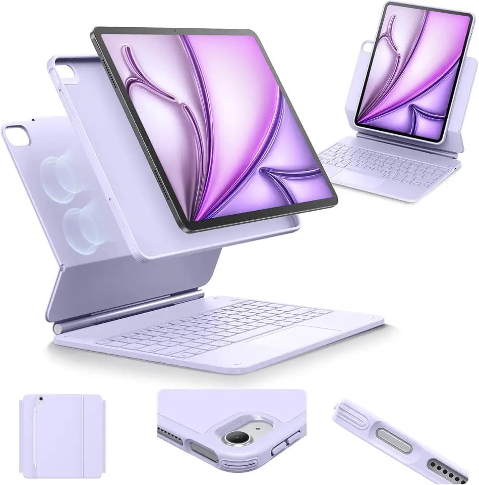 ESR for iPad Air 13 Inch Case Keyboard, Multi-Mode Magnetic Stand