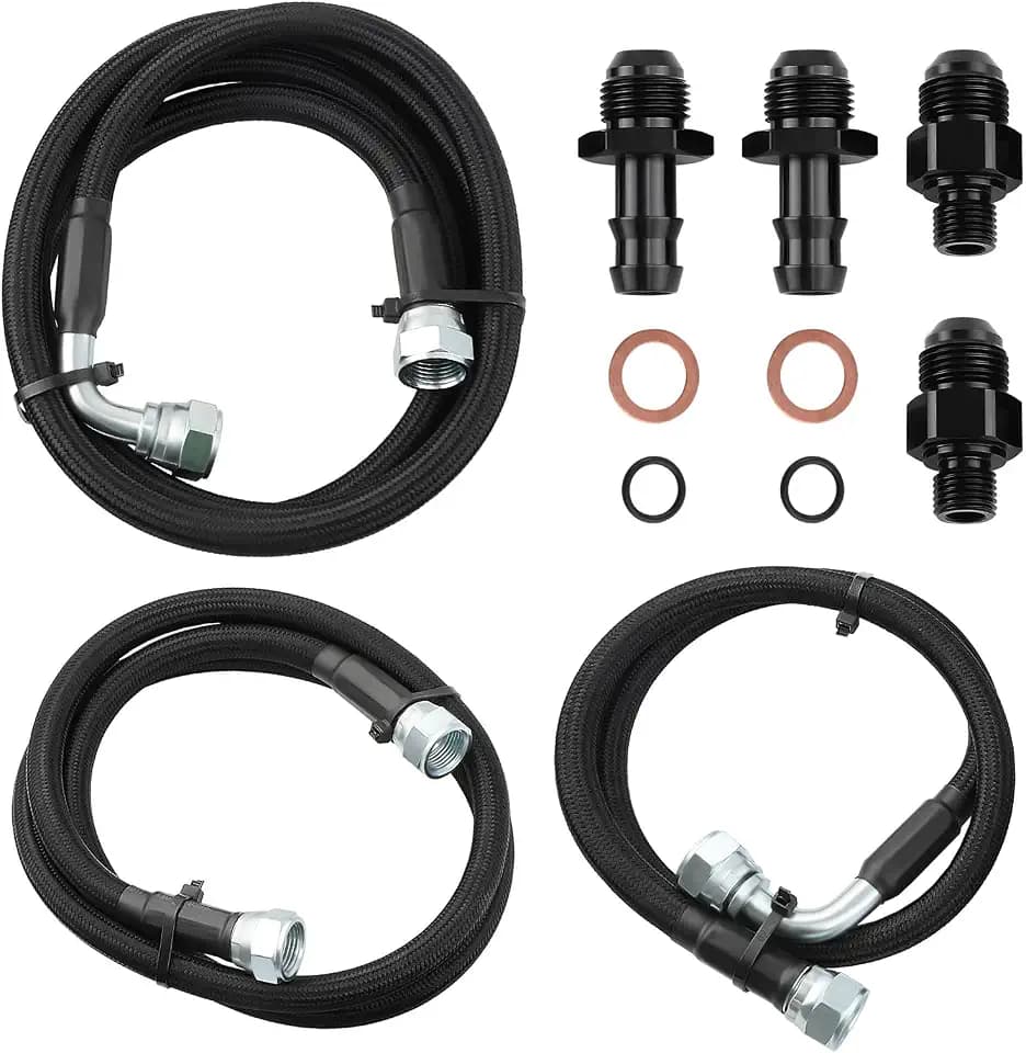 maXpeedingrods 48RE Transmission Cooler Lines Kit for Dodge Ram 2500/3500