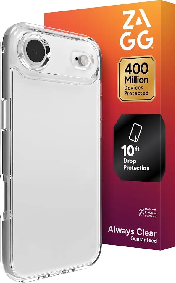 ZAGG Crystal Palace Lite Case for iPhone Air, Clear