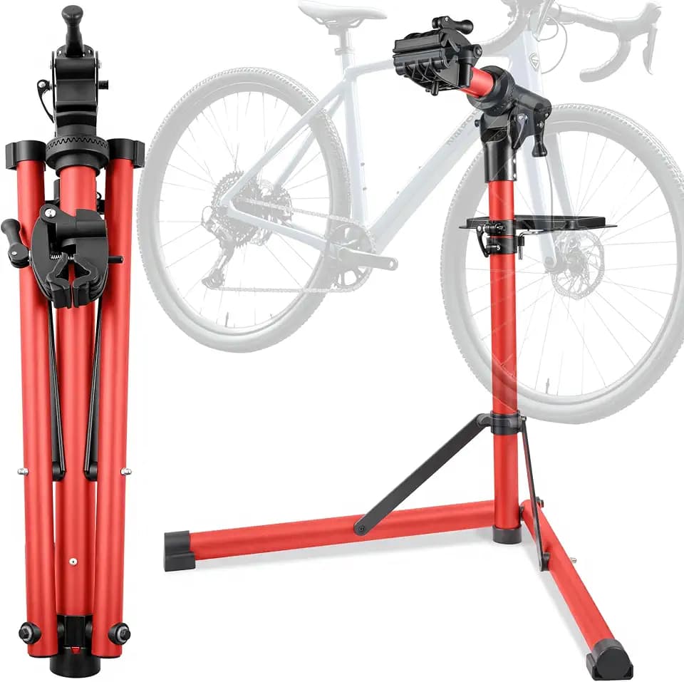 Bike Repair Stand for Maintenance, Heavy Duty Folding Clamp for E-Bike