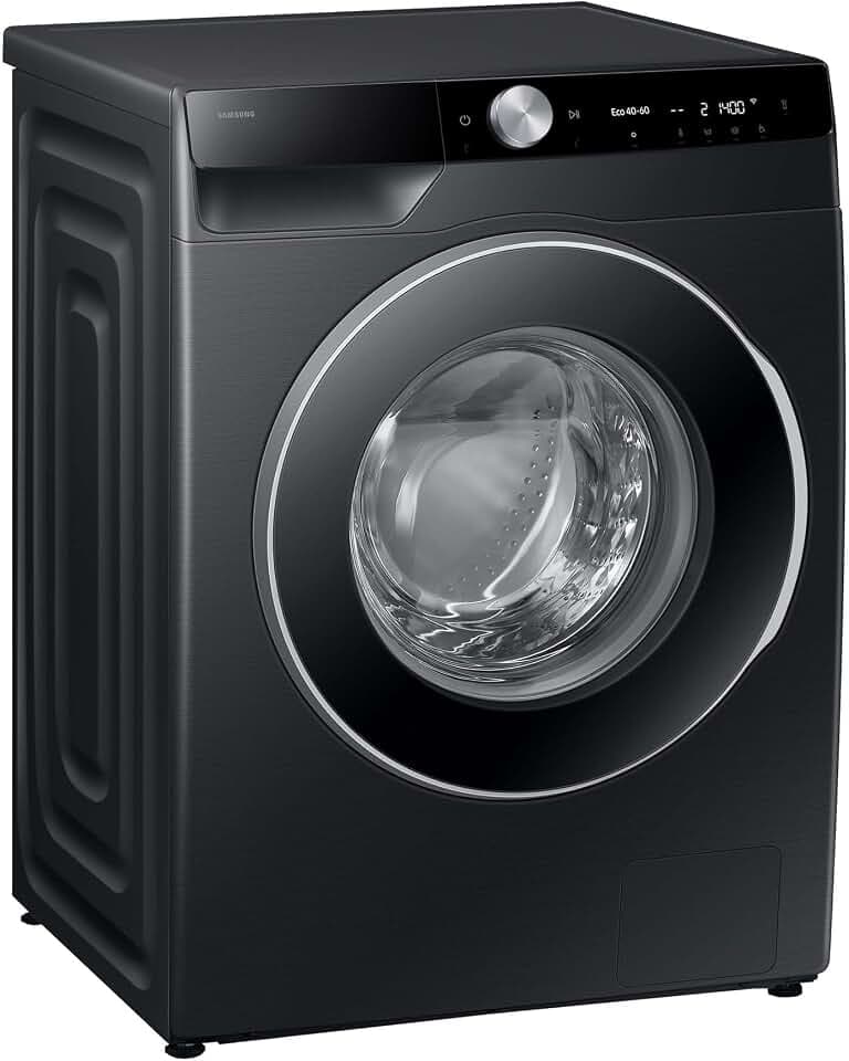 Samsung WW11DG6B85LBU2 Waschmaschine, 11 kg, 1.400 U/min, Extra energiesparend, EEK: A (-10%), AI Ecobubble, AI Wash, SuperSpeed 39 Min, AI Control, Schwarz