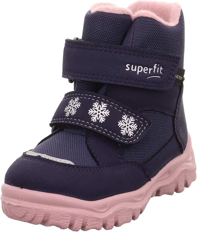 Superfit Mädchen Husky1 Gore-tex 1-006045 Stiefel, Blau Rosa 8030, 25 EU