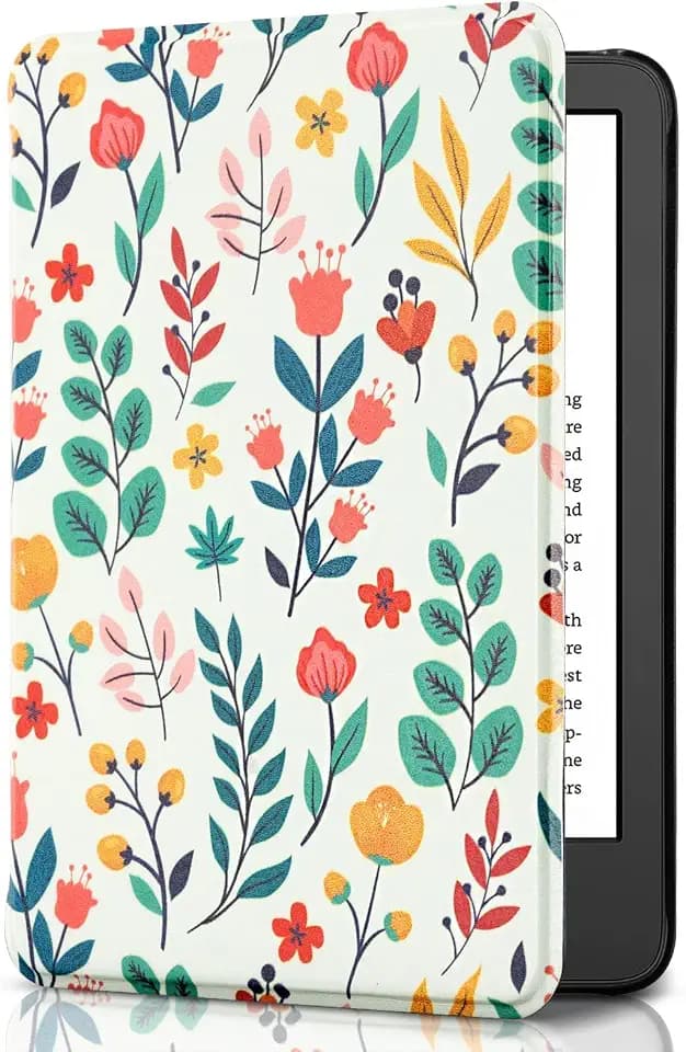 CoBak Case for 6" Kindle Basic 11th Gen 2024/2022, Floral