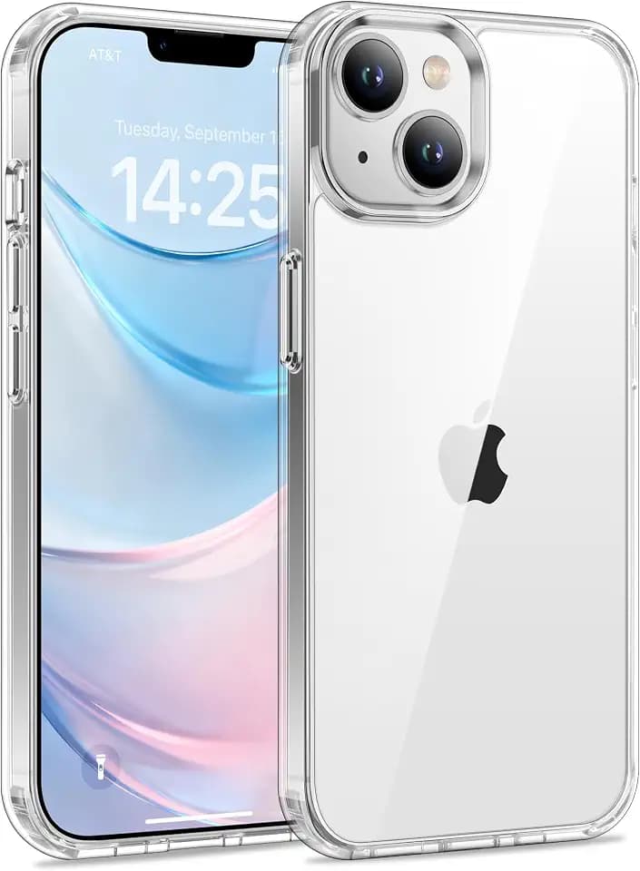 USLAI Case for iPhone 13, Anti-Yellowing, Clear