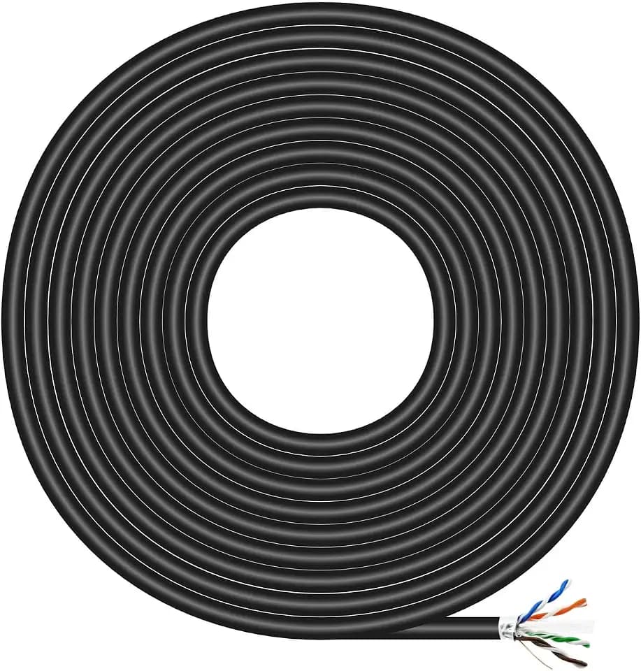 AISENS A135-0674 Kabelspule RJ45 FTP AWG24 Cat.6 305 m schwarz
