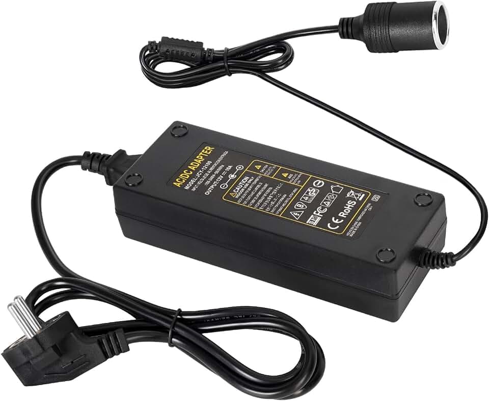 Spannungswandler 230v auf 12v, KFZ Netzadapter 10A 120W