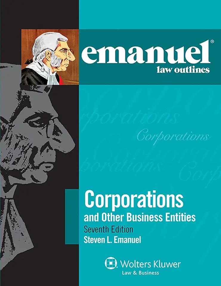 Emanuel Law Outlines Corporations and Other Business Entities