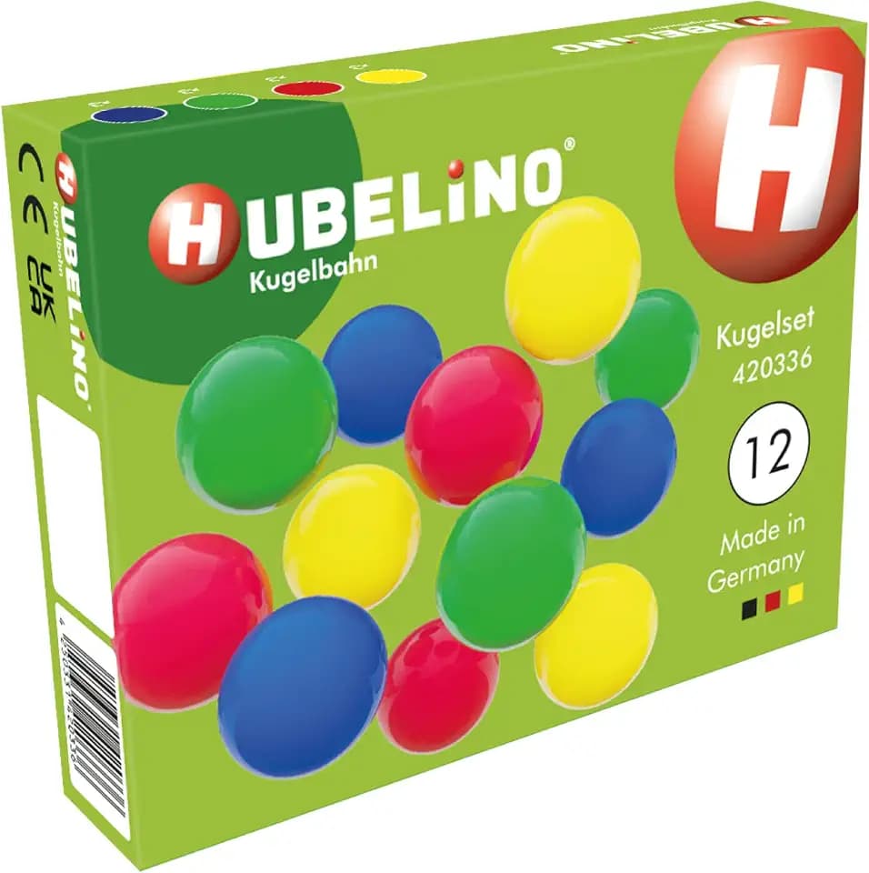 Hubelino 420336 - Kugelbahn - Kugelset - Ab 4 Jahre - 12 Teile, Blue