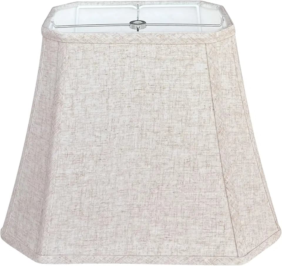 TOOTOO STAR Linen Lampshade, (6 x 9)" x (11 x 14)" x 10.5" Rectangular