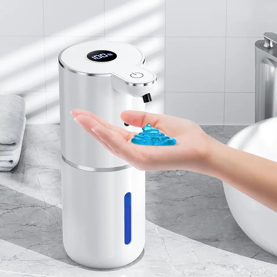 Seifenspender Automatisch mit digitaler Anzeige, Wandmontage, Berührungslos